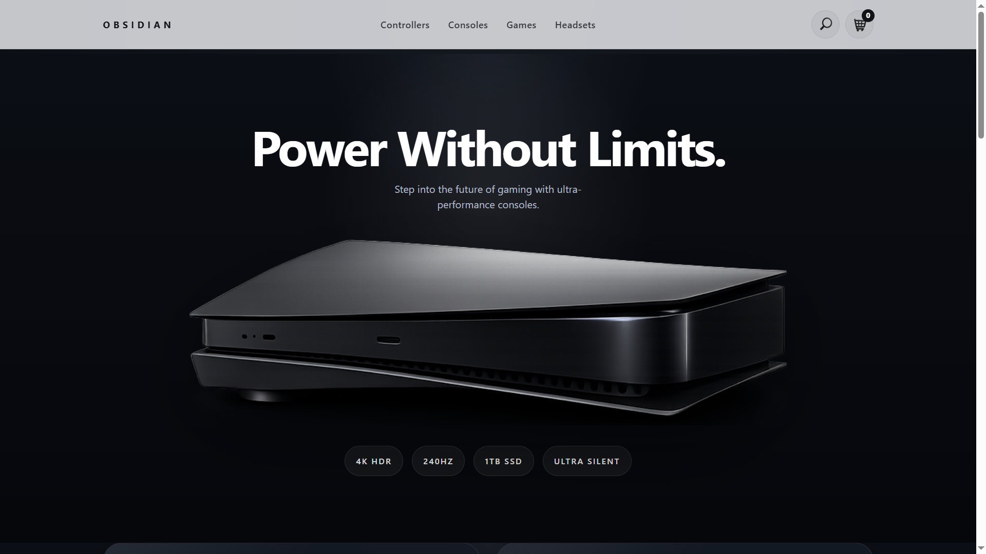 Obsidian services section